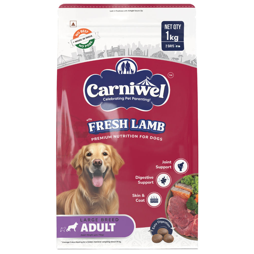 Carniwel Fresh Lamb Large Breed Adult Dog Dry Food — image 6