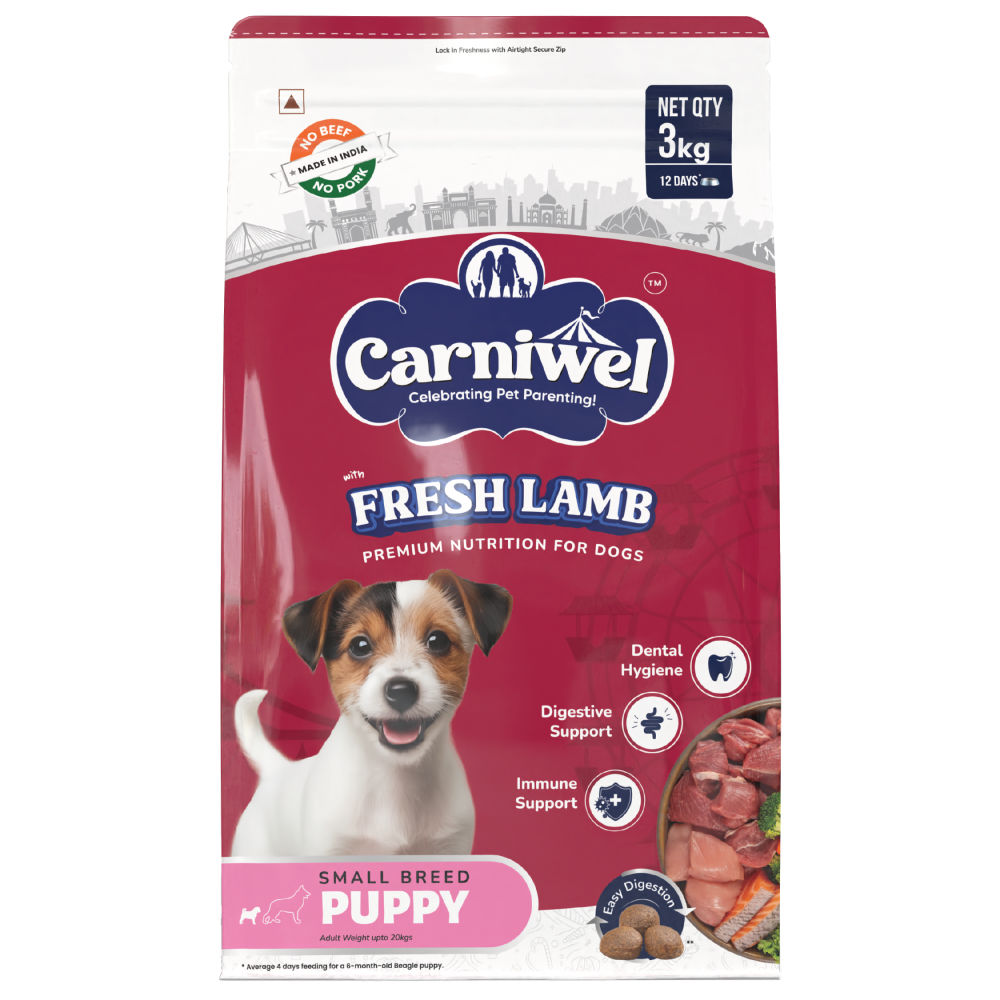 Carniwel Fresh Lamb Small Breed Puppy Dog Dry Food — image 6
