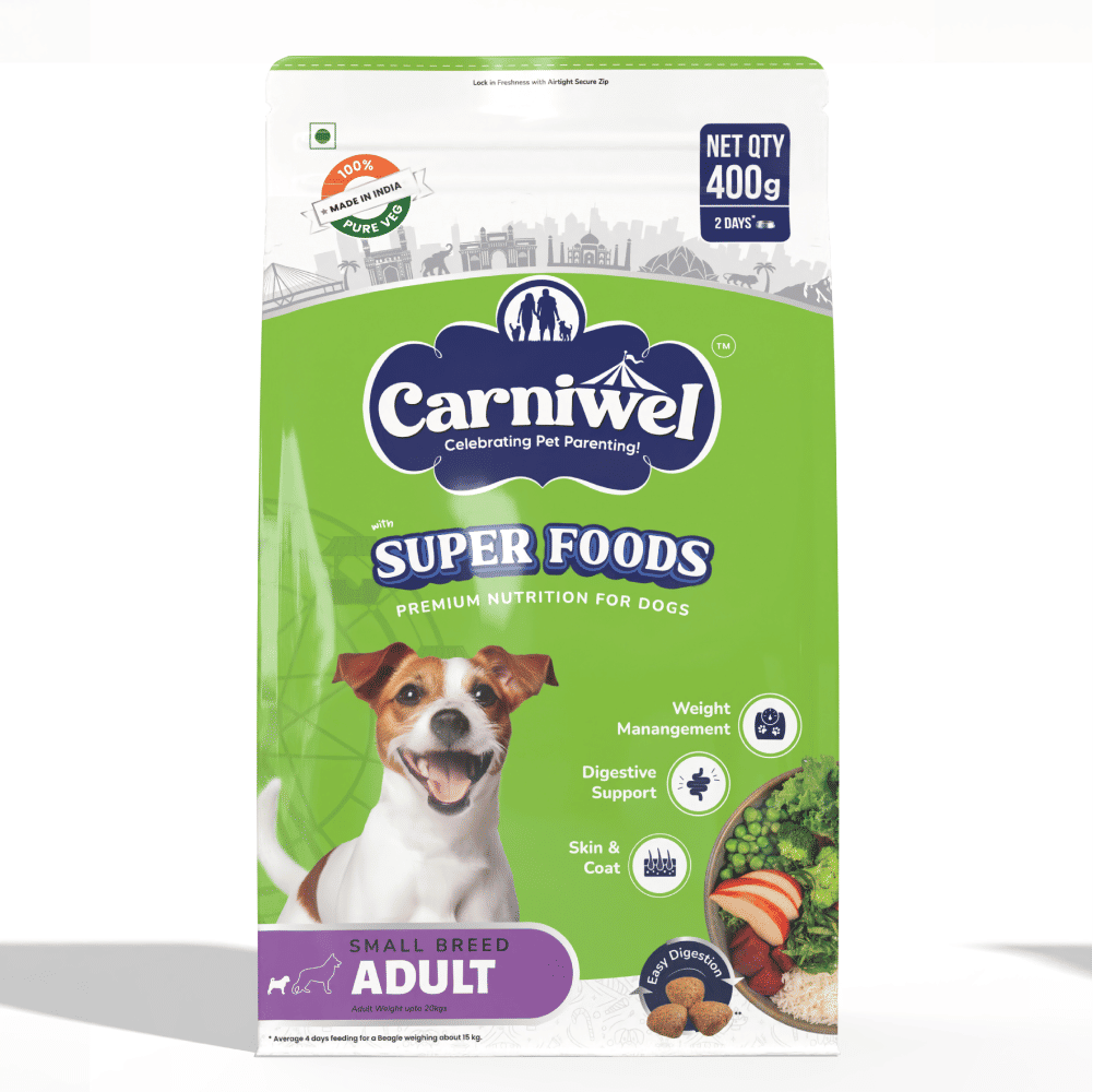 carniwel-superfoods-veg-kibble-small-breed-adult-dog-dry-food 400g