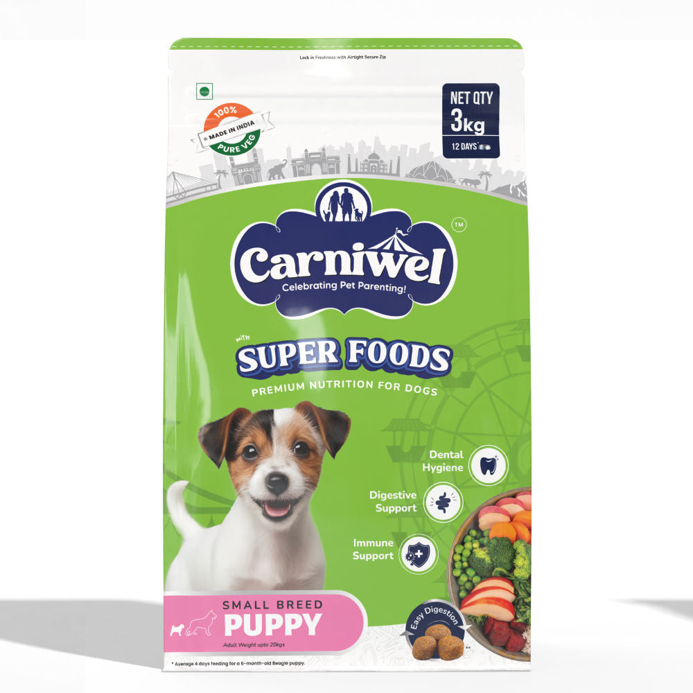 Carniwel Superfoods Veg Kibble Small Breed Puppy Dog Dry Food — image 6