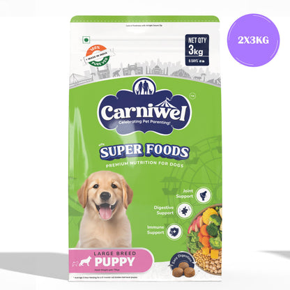 Carniwel Superfoods Veg Kibble for Large Breed Puppy Dog Dry Food — image 6