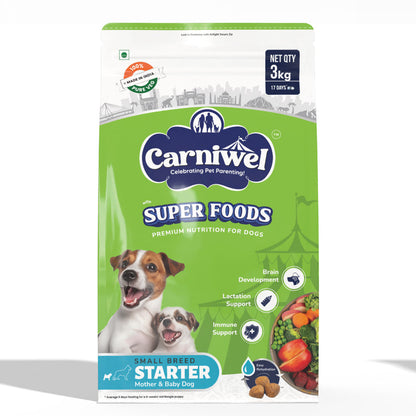 Carniwel Superfoods Veg Kibble Starter For Small Breed Mother & Baby Dog Dry Food — image 6