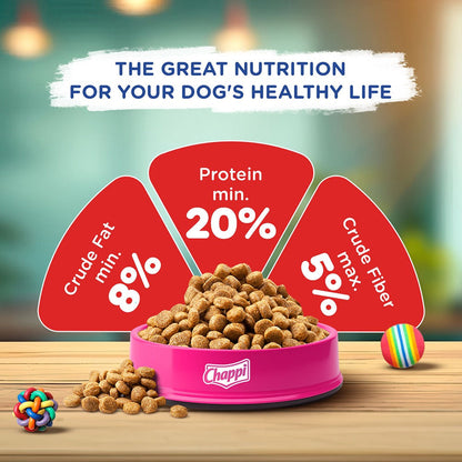 Chappi Chicken & Milk Dry Puppy Food — detail shot