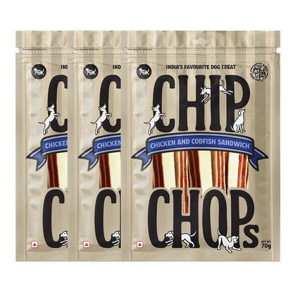 Chip Chops Chicken and Codfish Sandwich Dog Treats — image 6