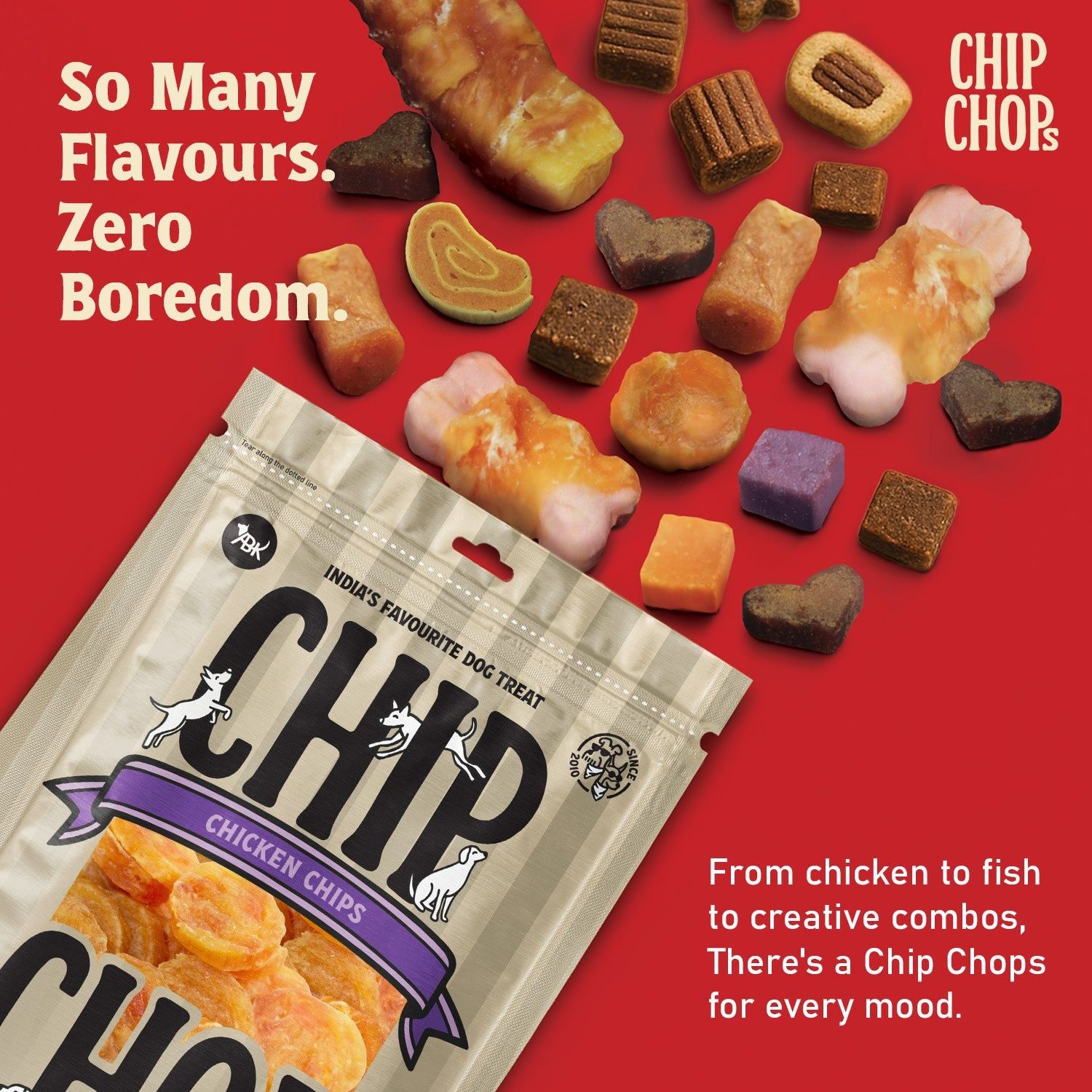 Chip Chops Chicken Chip Coins Dog Treats — detail shot