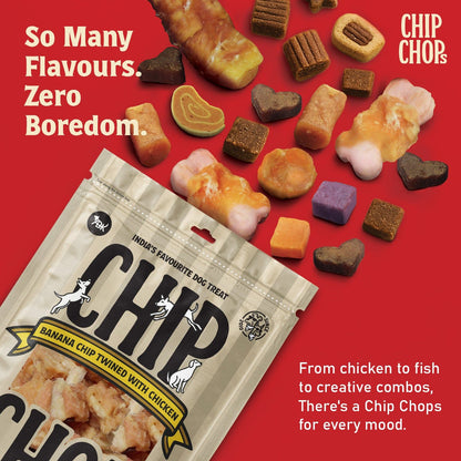 Chip Chops Fish on Stick Dog Treats — back view