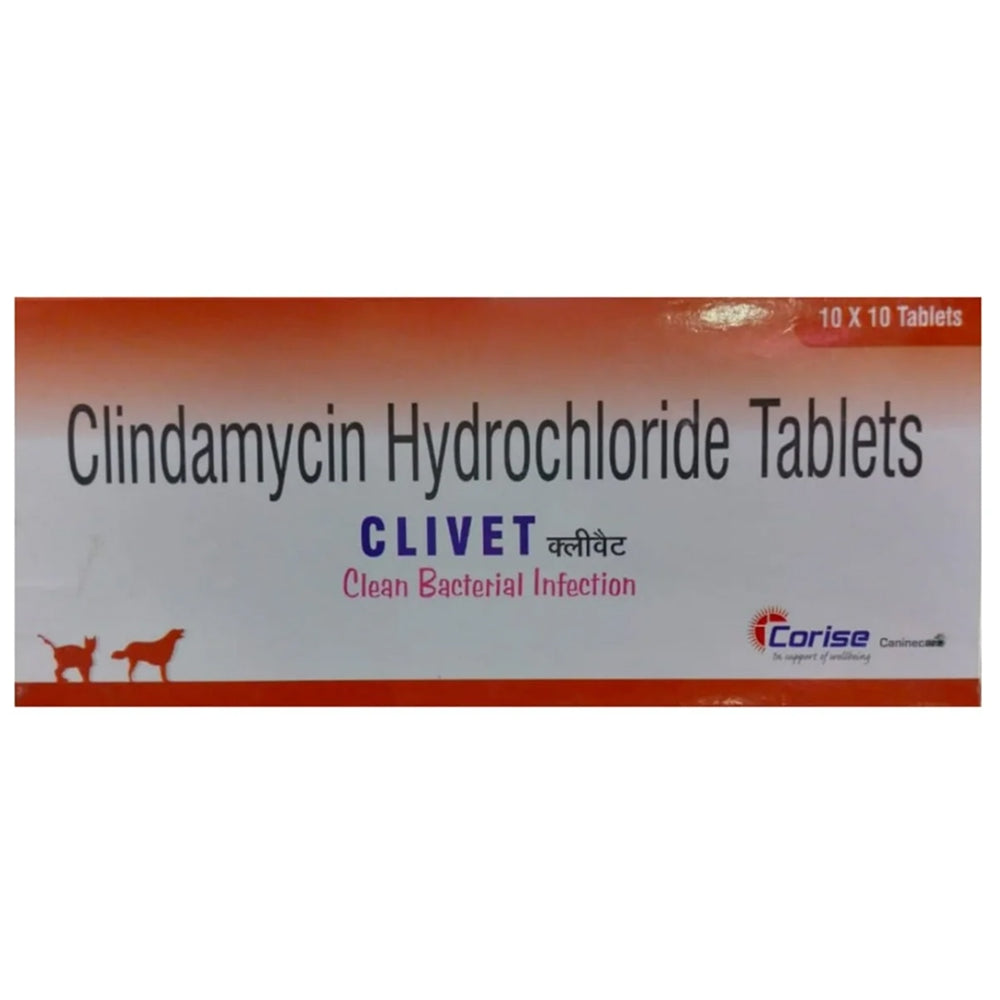 Corise Clivet Clindamycin Tablet 600Mg For Dogs And Cats