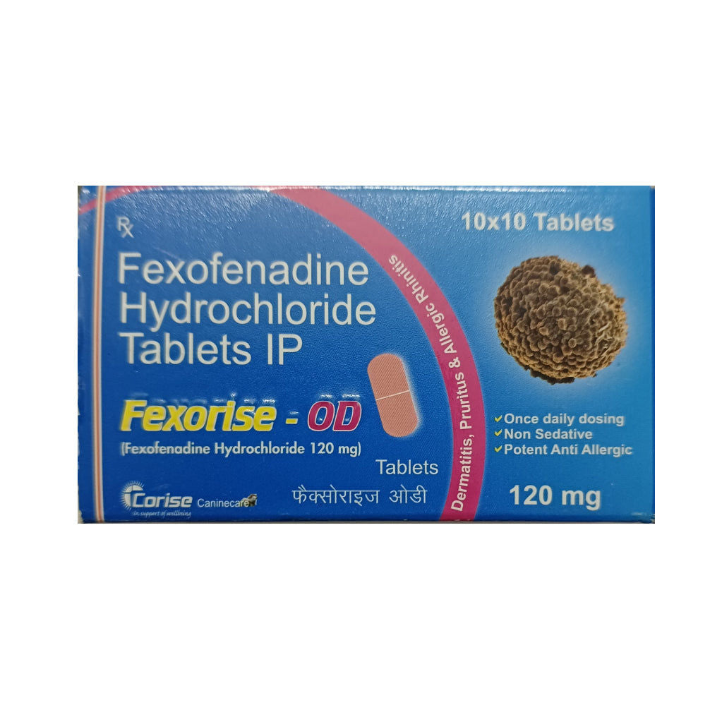 Corise Fexorise Od Tablets For Dogs And Cats
