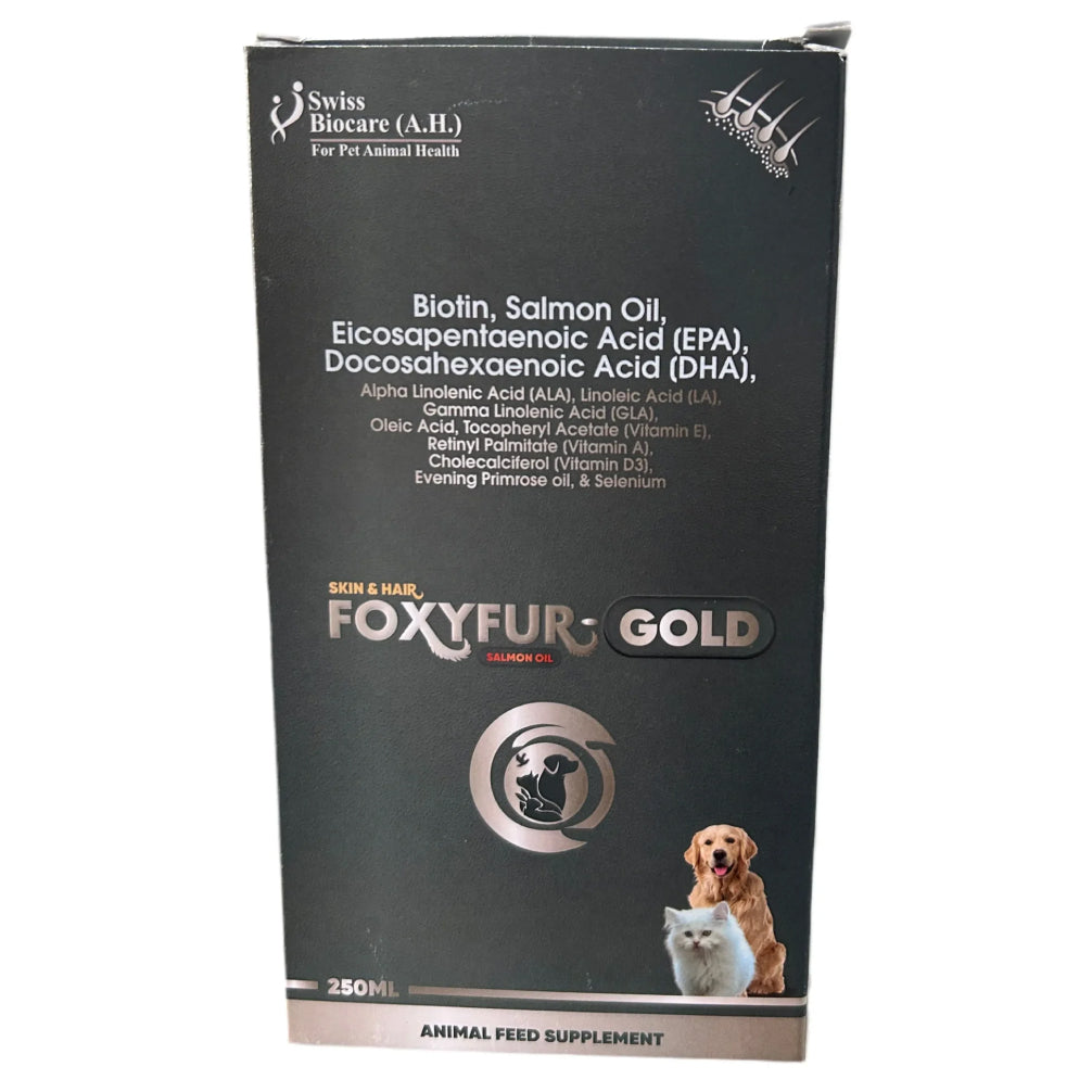 Corise Foxyfur Gold Skin Coat Supplement For Dogs And Cats
