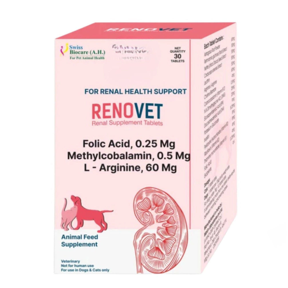 Corise Renovet Tabs Advanced Renal Support Supplement For Dogs And Cats