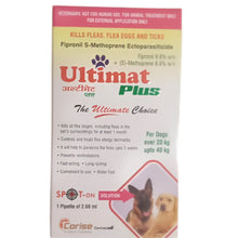 Corise Ultimat Plus Spot On For Dogs 20 To 40Kg