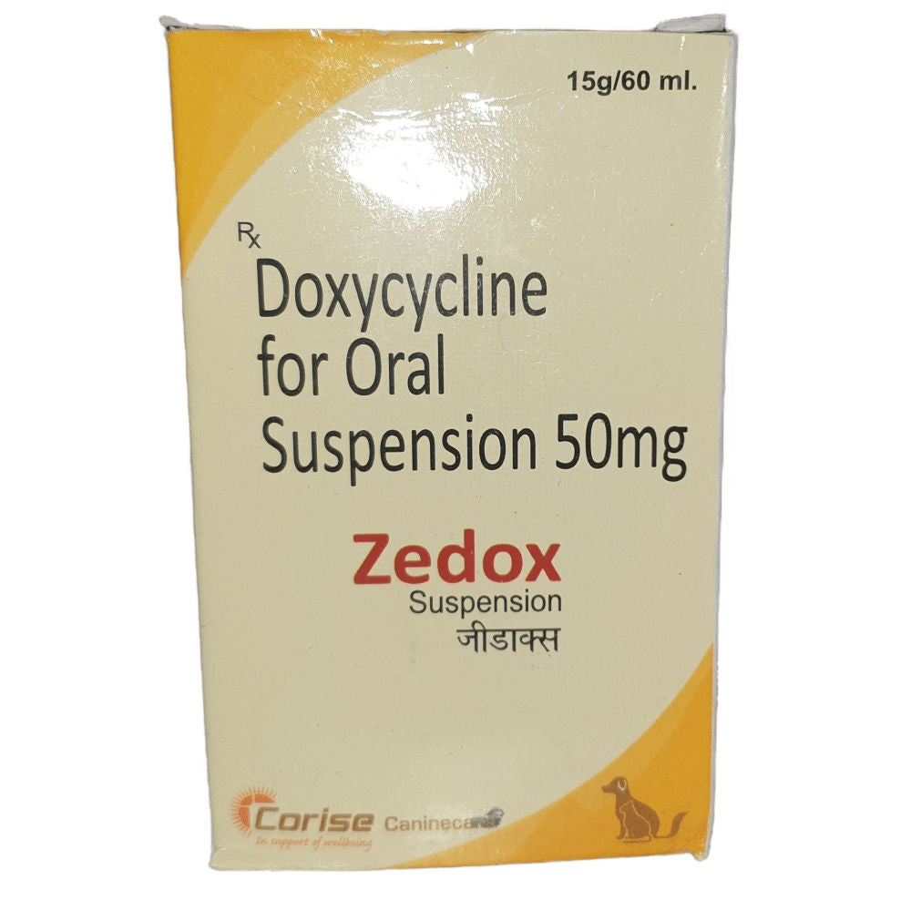 Corise Zedox Suspension (Doxycycline) for Dogs and Cats — side view