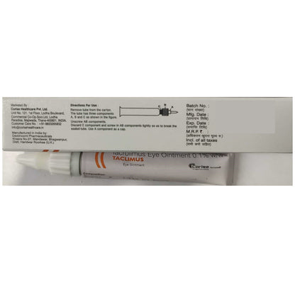 Corsie Taclimus Eye Ointment (Tacrolimus) for Dogs — side view