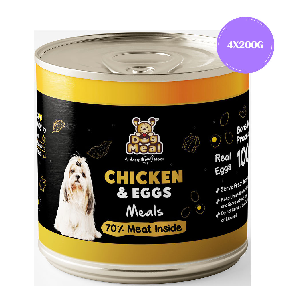 dog-meal-chicken-and-egg-meals-dog-wet-food-1 4x200g