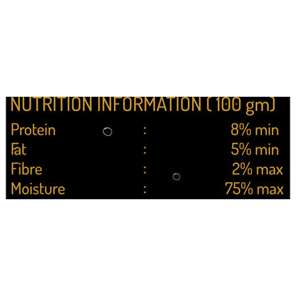 Dog Meal Chicken and Egg Meals Dog Wet Food — side view