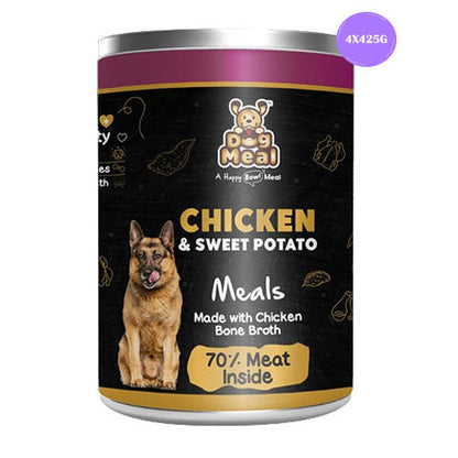 Dog Meal Chicken and Sweet Potato Dog Wet Food — detail shot