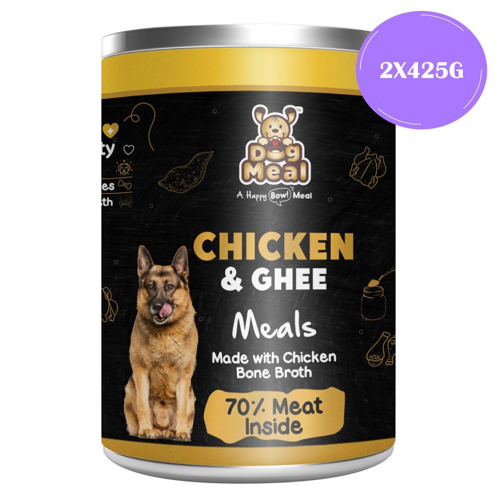 Dog Meal Ghee Chicken Meals Dog Wet Food — detail shot