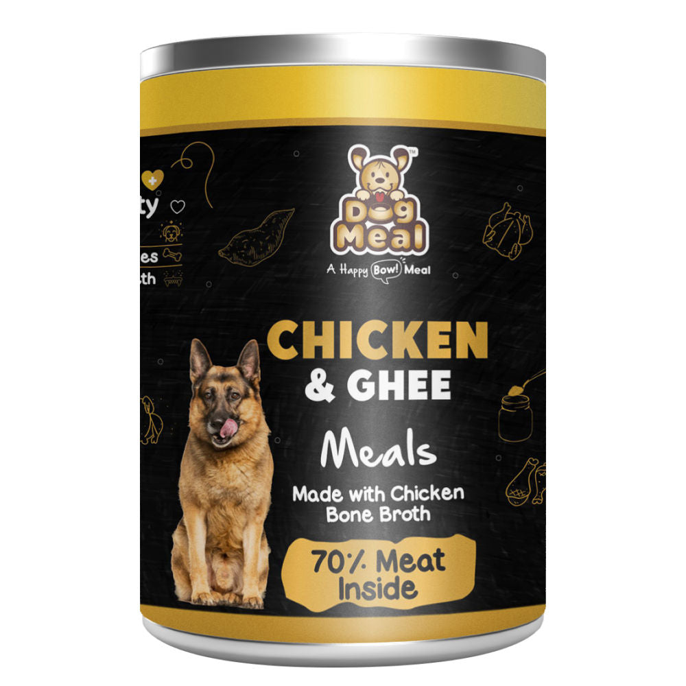 Dog Meal Ghee Chicken Meals Dog Wet Food — in use