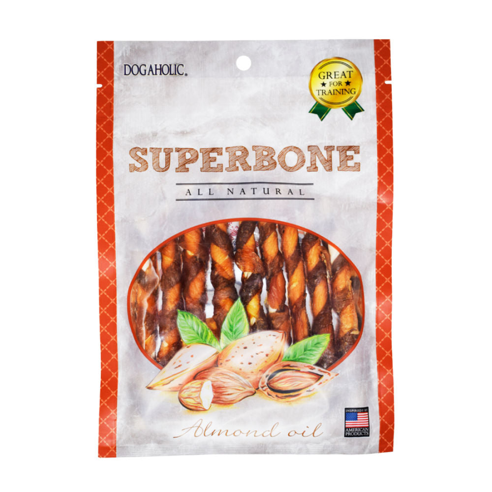 Dogaholic Superbone Chicken Stick With Almond Oil Dog Treats