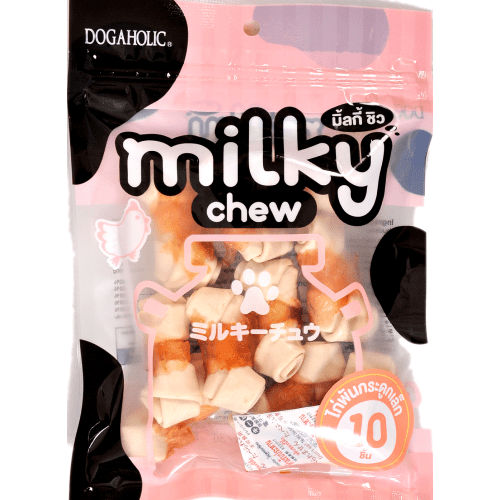 dogaholic-milky-chew-chicken-bone-style 10pcs