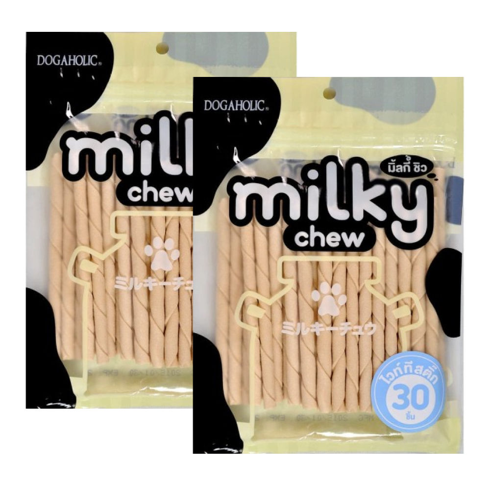 dogaholic-milky-chew-stick-style 2x30pcs