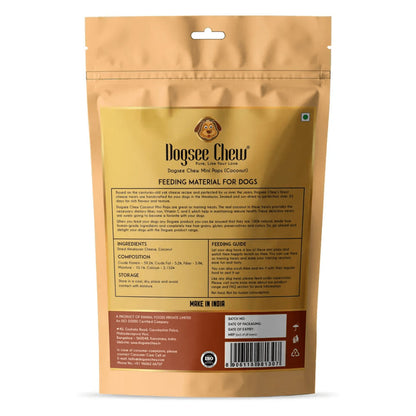 Dogsee Chew 100% Natural Yak Cheese Mini Pops Dog Treat — side view