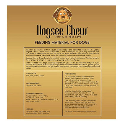 Dogsee 100 Natural Yak Milk Bars Large Breed Dog Treat - Image 2