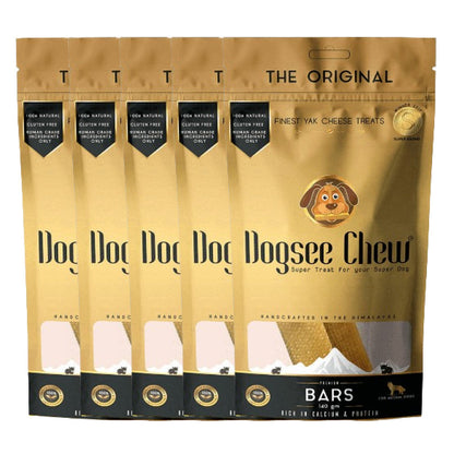 Dogsee Chew 100% Natural Yak Milk Bars Medium Breed Dog Treats — detail shot