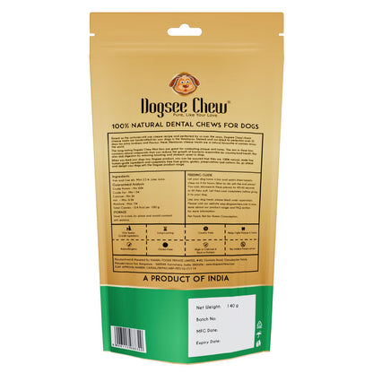 Dogsee Chew Mint Flavour Medium Bars Dog Treats — side view