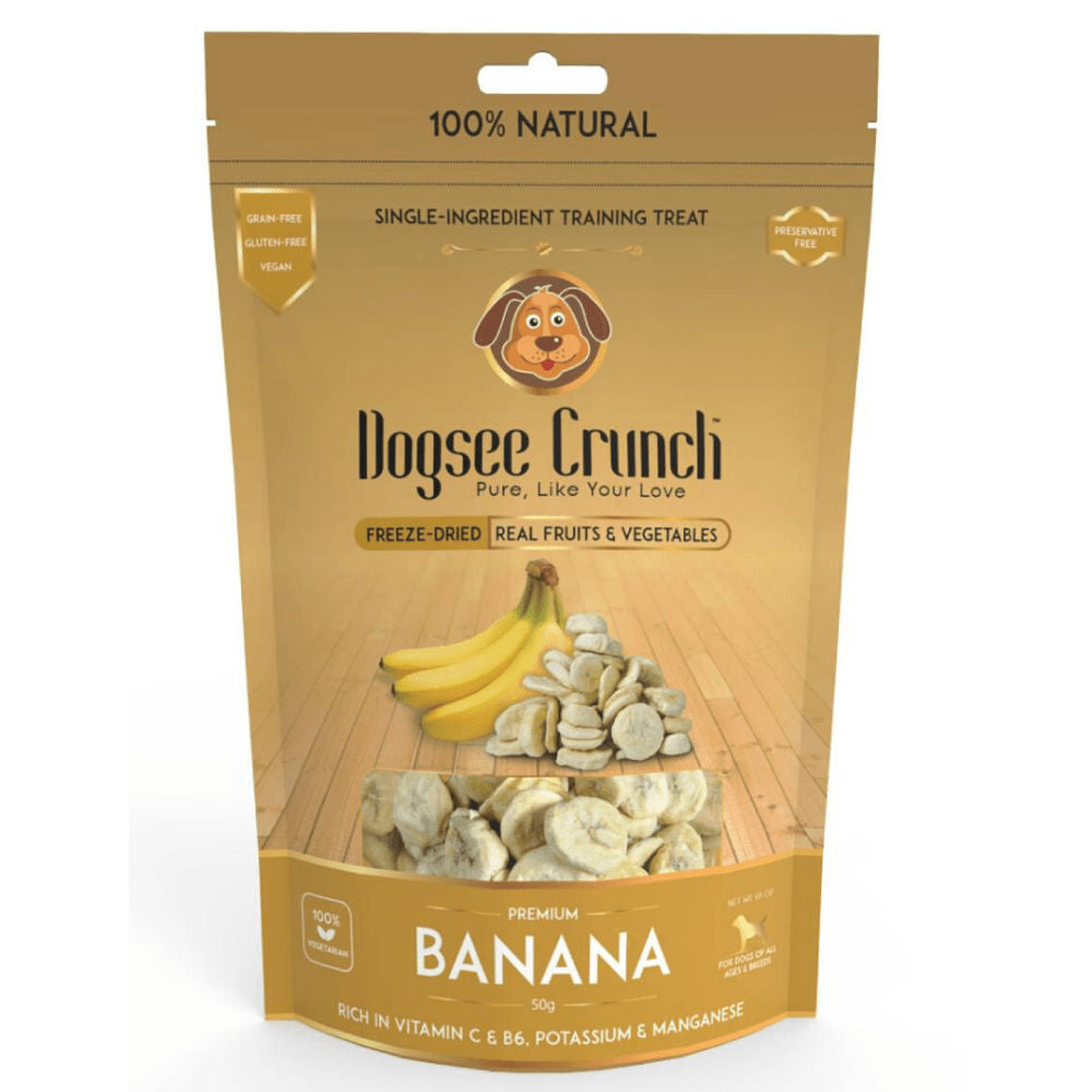 Dogsee Freeze Dried Banana Dog Treat