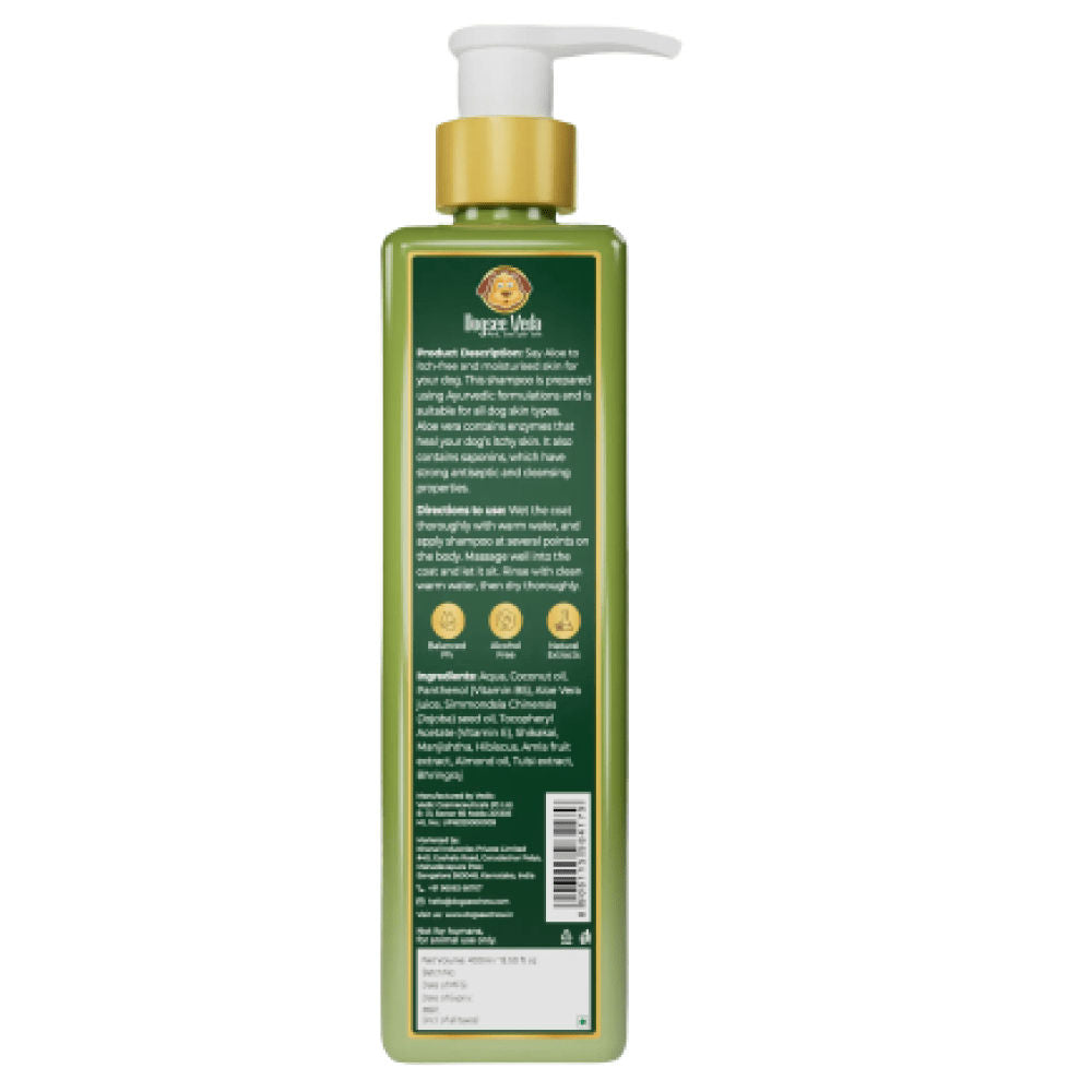Dogsee Veda ITCH RELIEF Aloe Vera Shampoo for Dogs — back view
