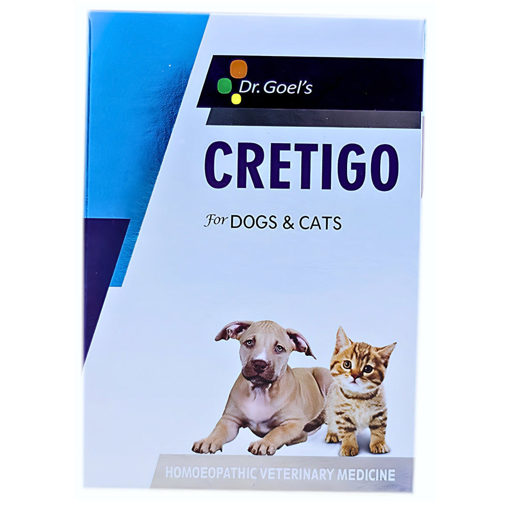 Dr Goel's Cretigo for Dogs and Cats — in use