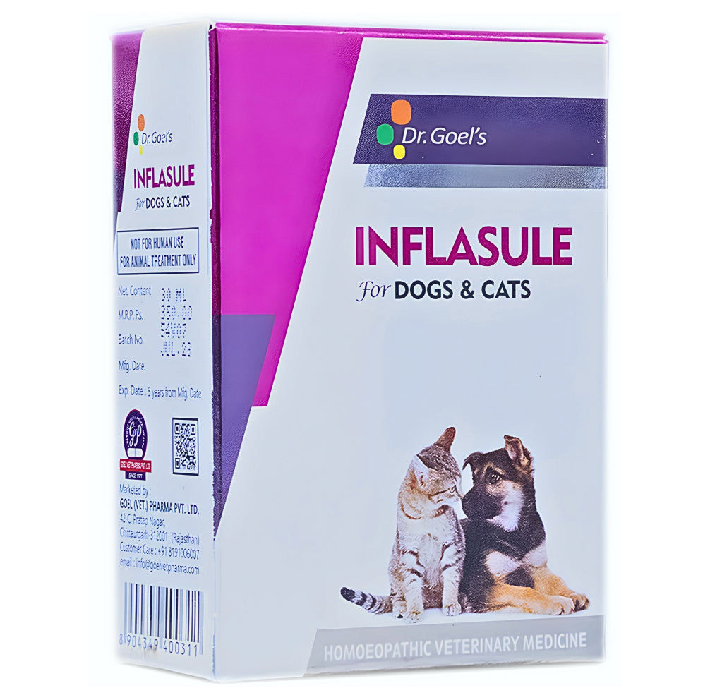 Dr Goel's Inflasule for Dogs and Cats — side view
