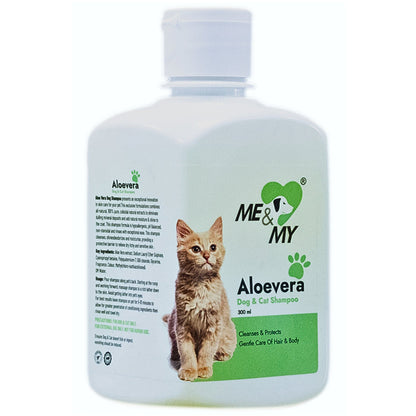 Dr Goel's Me & My Aloevera Shampoo for Dogs and Cats — side view