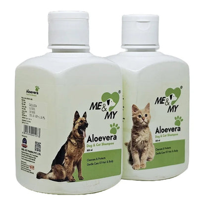 Dr Goel's Me & My Aloevera Shampoo for Dogs and Cats — back view
