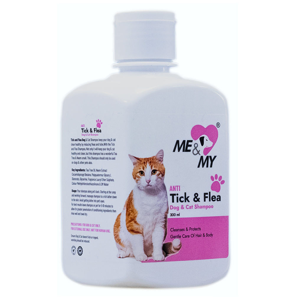 Dr Goel's Me & My Anti Ticks & Flea Shampoo for Dogs and Cats — side view