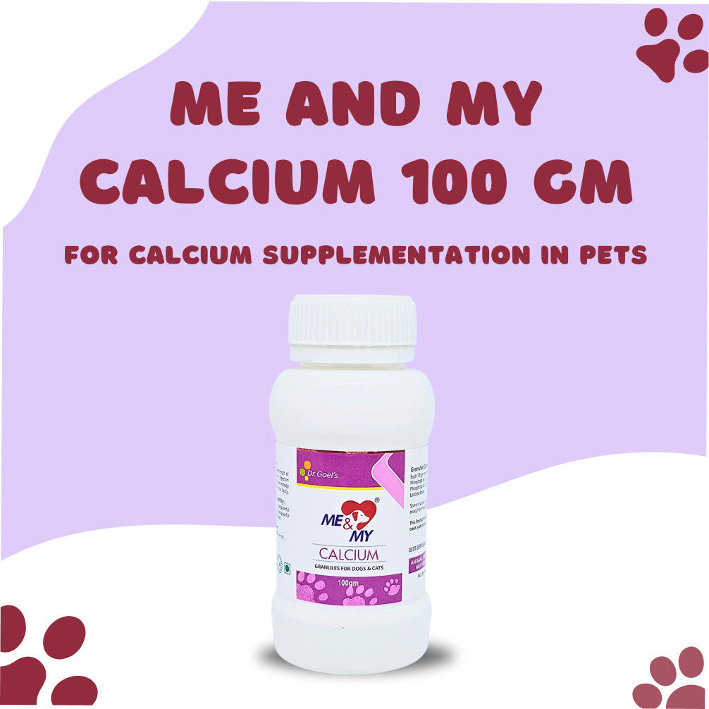 Dr Goel's Me & My Calcium Supplements for Dogs and Cats — side view