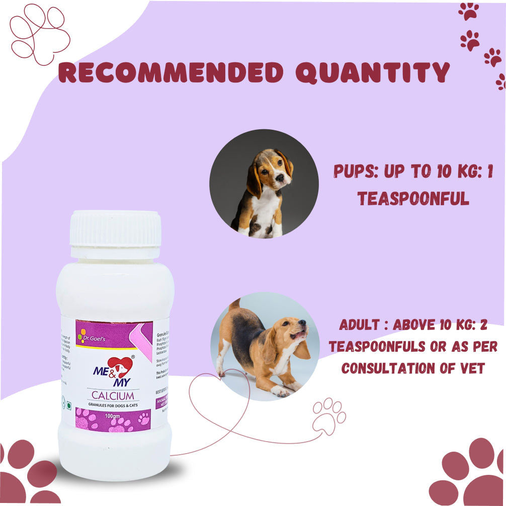 Dr Goel's Me & My Calcium Supplements for Dogs and Cats — detail shot