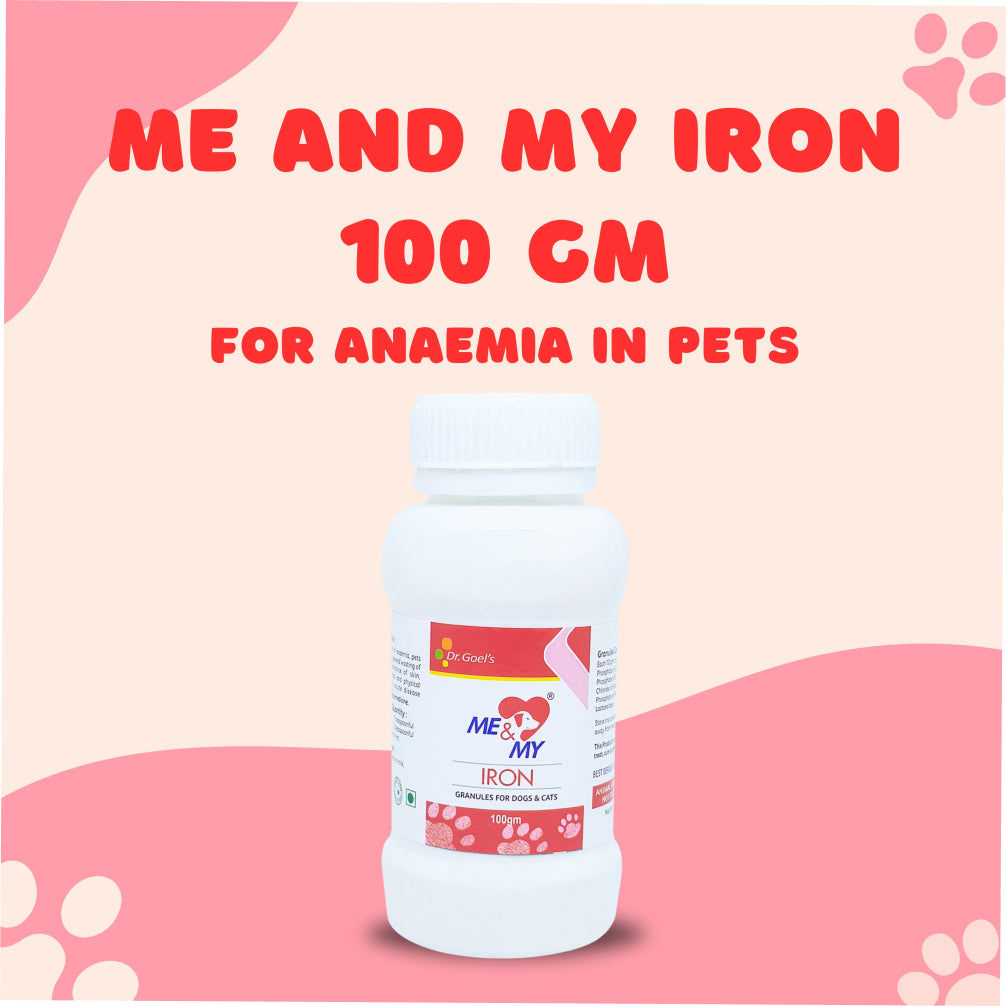 Dr Goel's Me & My Iron Supplements for Dogs and Cats — side view