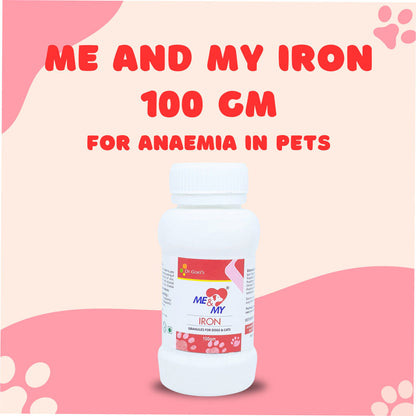 Dr Goel's Me & My Iron Supplements for Dogs and Cats — side view