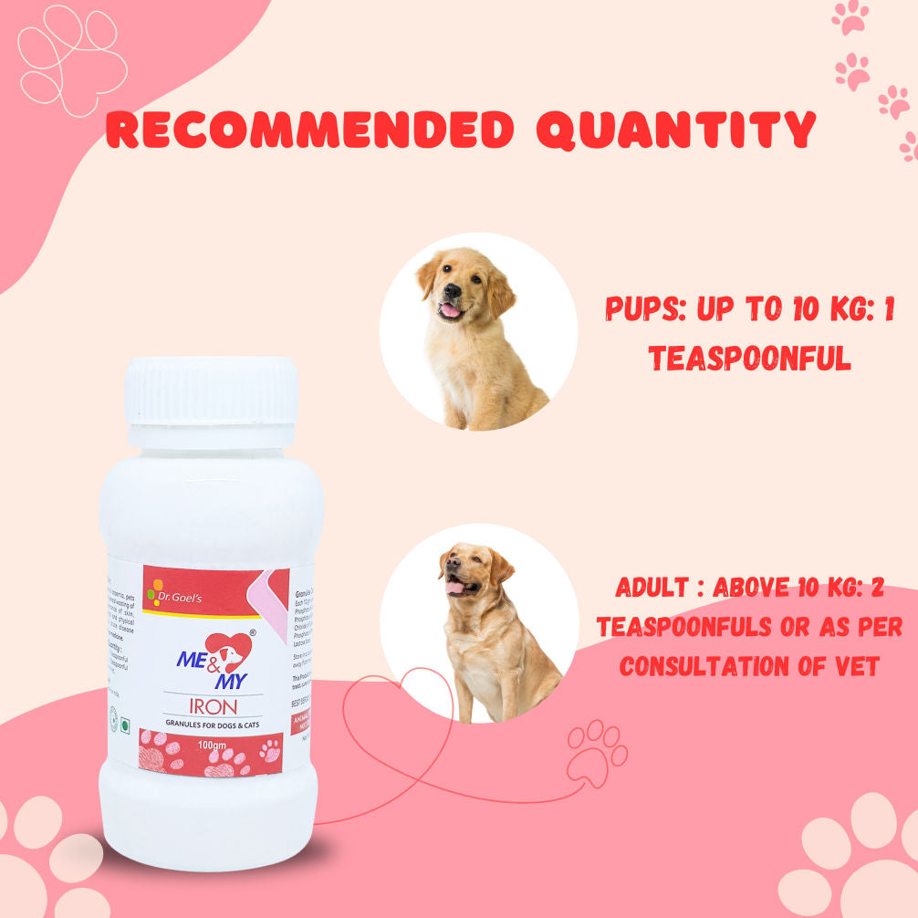 Dr Goel's Me & My Iron Supplements for Dogs and Cats — detail shot