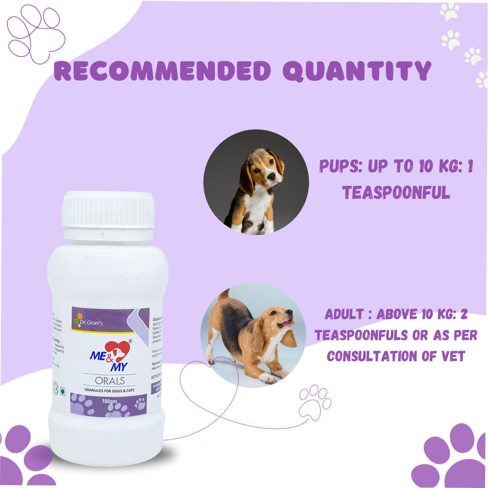 Dr Goel's Me & My Oral Supplements for Dogs and Cats — side view