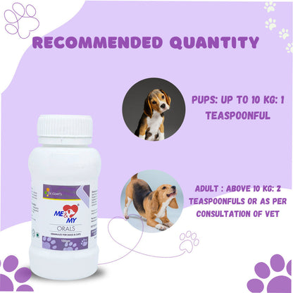 Dr Goel's Me & My Oral Supplements for Dogs and Cats — side view