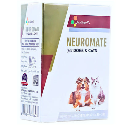 Dr Goel's Neuromate for Dogs and Cats — in use