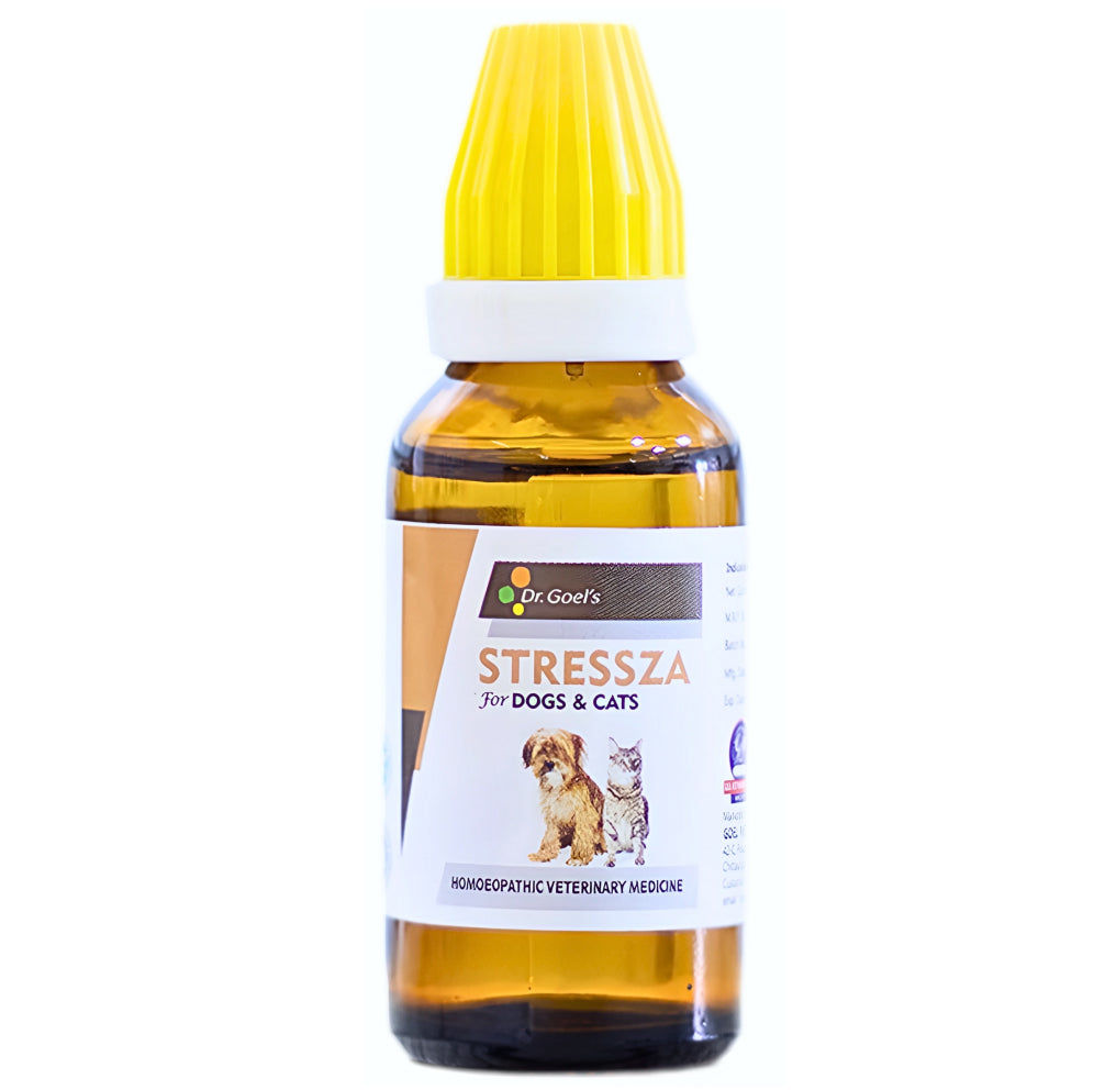 Dr Goel's Stressza for Dogs and Cats — back view