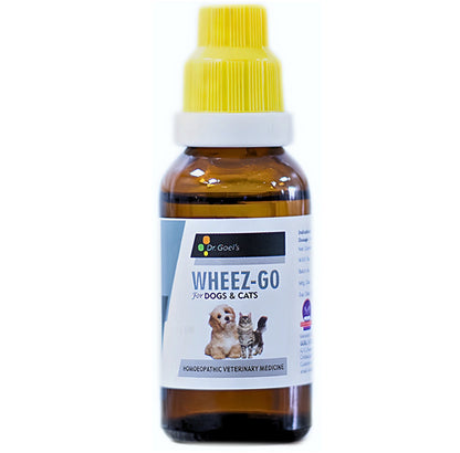 Dr Goel's Wheez Go Respiratory care for Dogs and Cats — side view