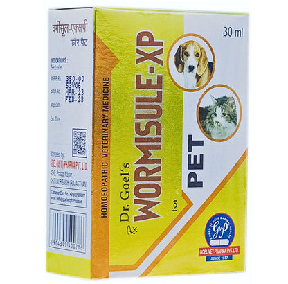 Dr Goels Wormisule Xp For Dogs And Cats 30Ml