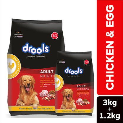 drools-chicken-and-egg-adult-dog-food 4.2kg (3+1.2kg Free)
