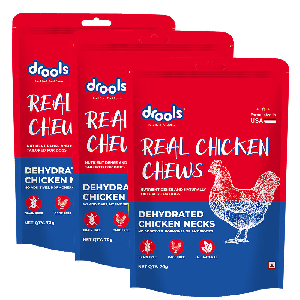 Drools Dehydrated Real Chicken Necks Chews Treat for Dogs — image 6