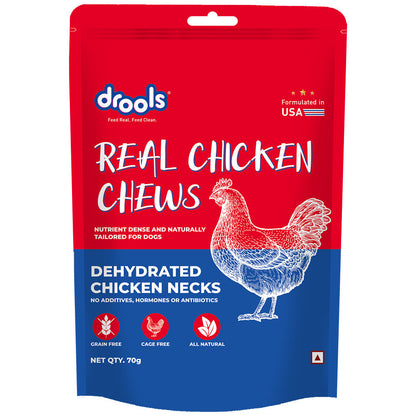 drools-dehydrated-real-chicken-necks-chews-treat-for-dogs 70g
